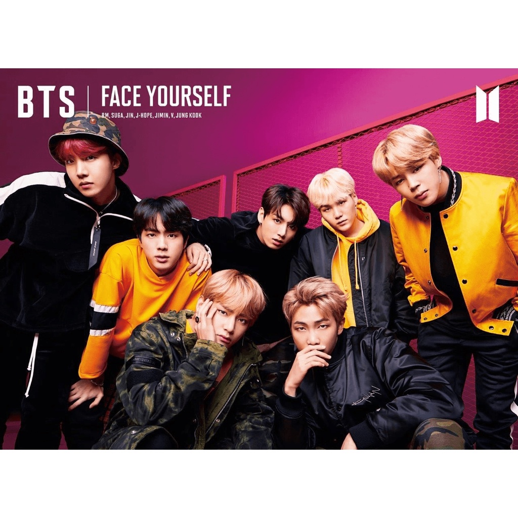 BTS POSTER DINDING UK 31X46 CM ATAU UK A4 JADI 2 FOTO