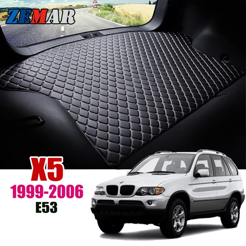 Pad Cover Bagasi Mobil Bahan Kulit Untuk BMW X5 E53 1999-2001 2002 2003 2004 2005 2006