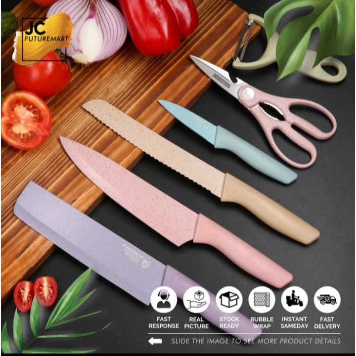 Pisau Set Dapur / Corrugated Kitchen Knife