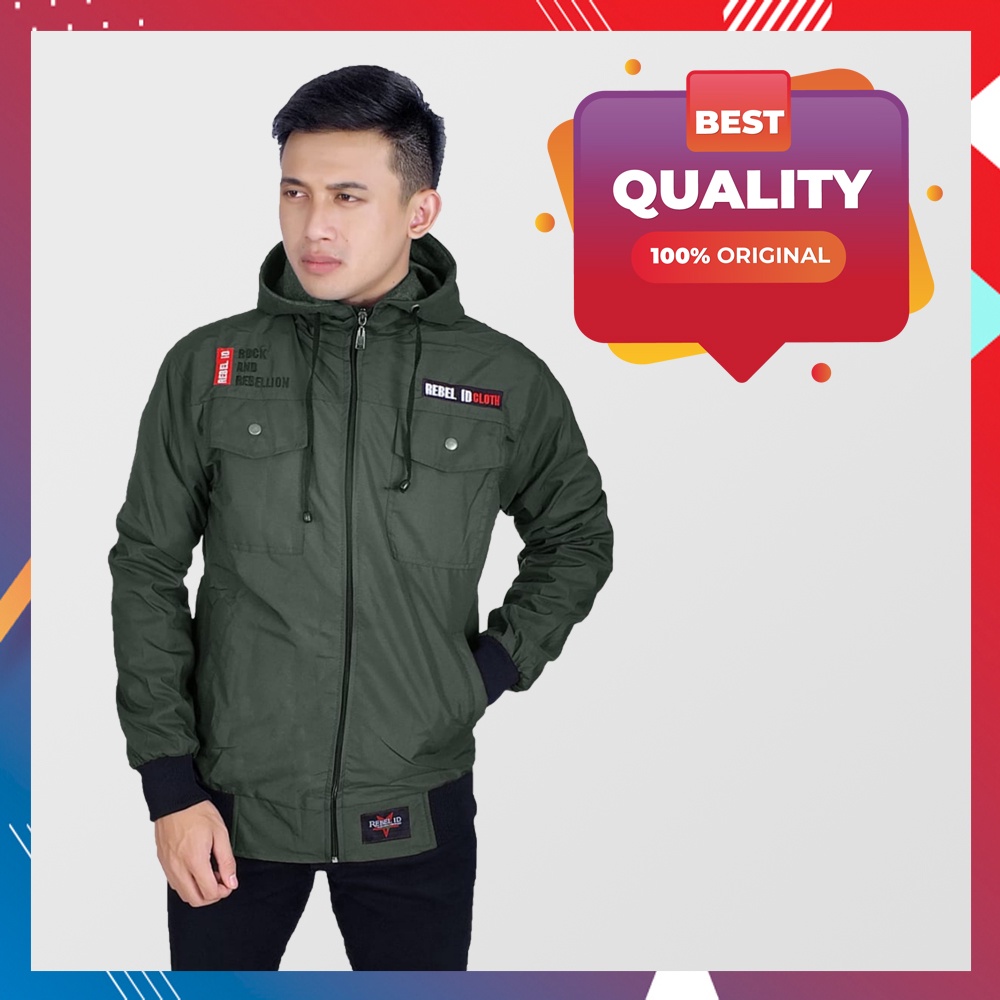 Promo jaket parka pria  distro bandung