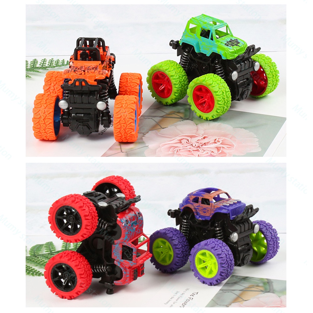 Mumystation Mobil anak / Monster Zap Mainan Mobil Jip Off Road 4 Drive Inertial Bigfoot-4 Color