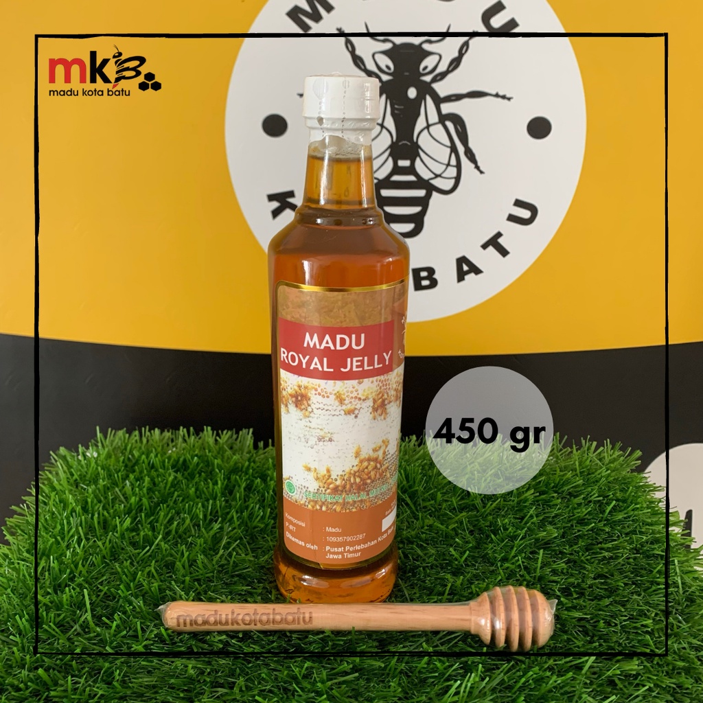 

Madu Asli Royal Jelly 2 in 1 (madu+royal jelly) 450 gr - Madu Kota Batu