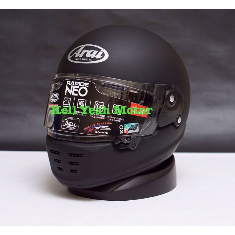 Clone Arai Neo Rapide Black Doff 1:1 Premium Not Pista X14 Rx7x