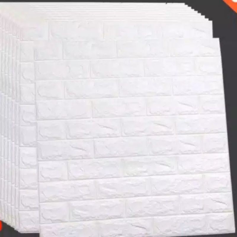wallpaper dinding 3d wallfoam ukuran 385cmx350cm(5lembar dgn ukuran 70x77cm/lembarnya