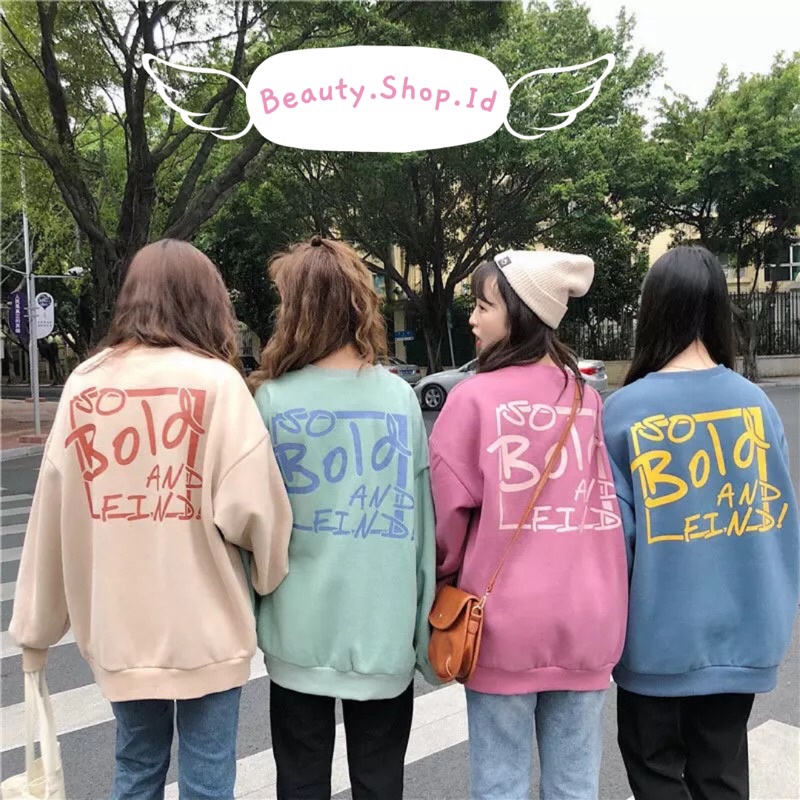 [COD] Crewneck Sweater Sweet - Korean Style