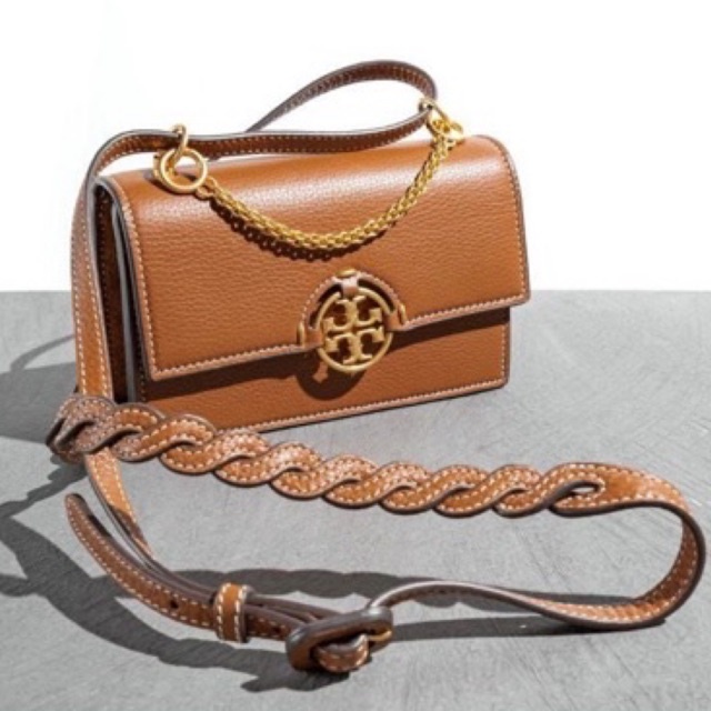 tory burch tb miller mini bag light umber