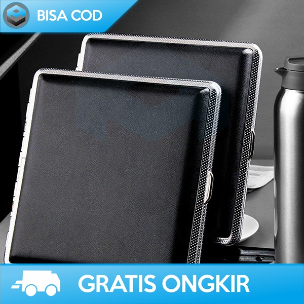 KOTAK BUNGKUS ROKOK KULIT LEATHER OPHONE EG5831 20 SLOT ELEGAN MURAH