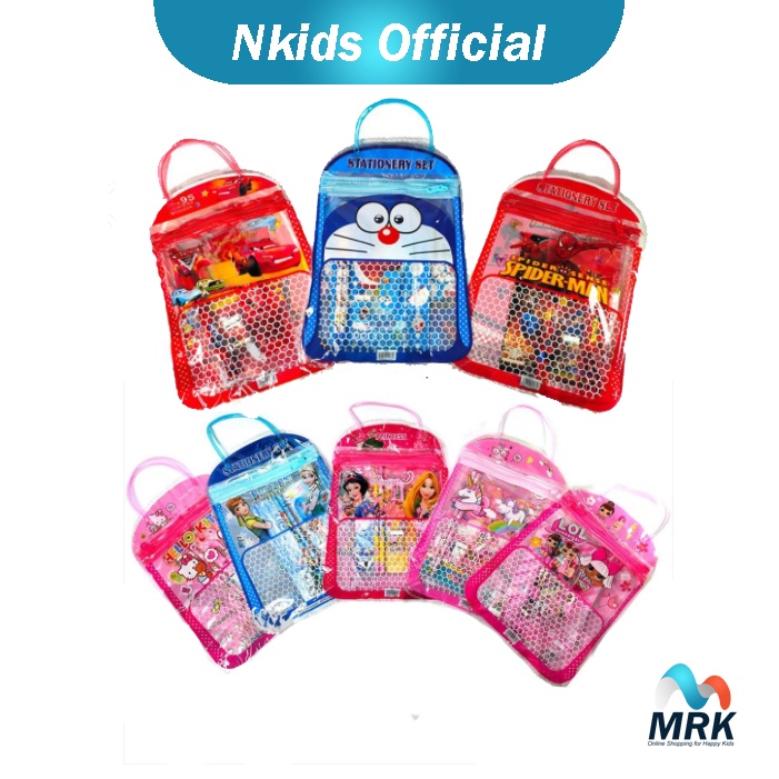 

Stationery Set 7in1 dengan Tas Goodie Bag Besar / Study Set