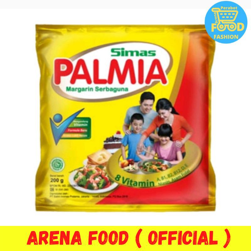 

[✓COD] PALMIA MARGARIN SERBAGUNA SACHET 200GR| MARGARINE PALMIA