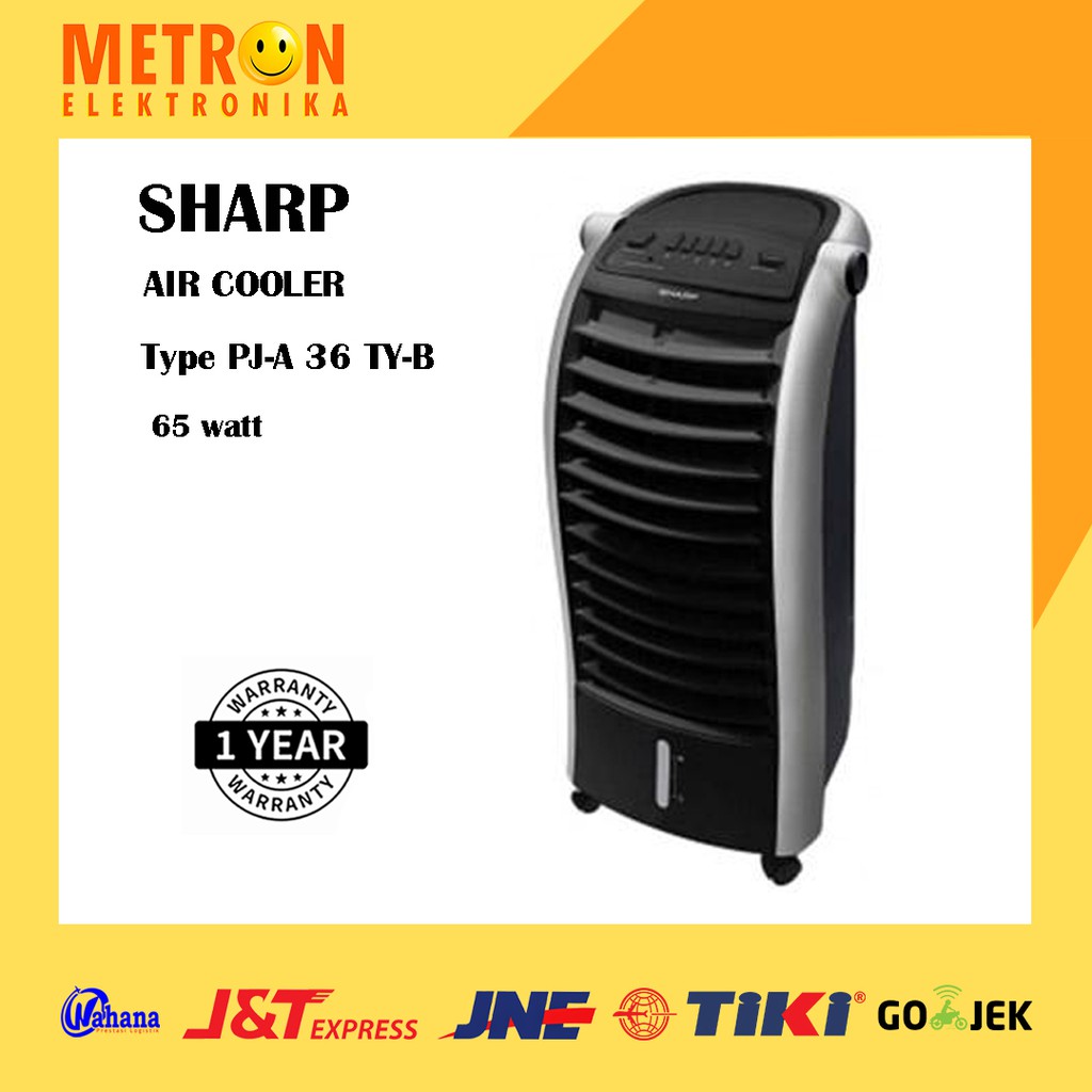 SHARP PJ A 36 TY B /  BLACK / AIR COOLER 6 LITER / PJA36TYB