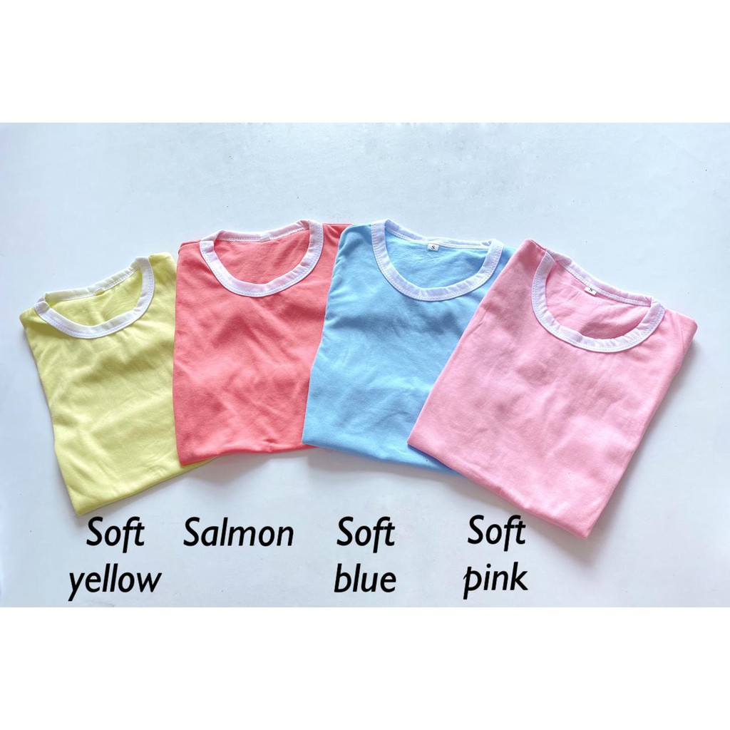 Setelan Baju Polos Anak / Setelan RETRO NEON Polos / Setelan Kaos Anak Cewek Cowok / Baju Anak 1-5th