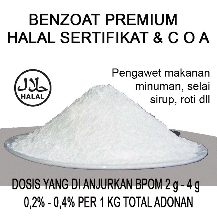 

Sodium / Natrium Benzoat Food Grade RRC