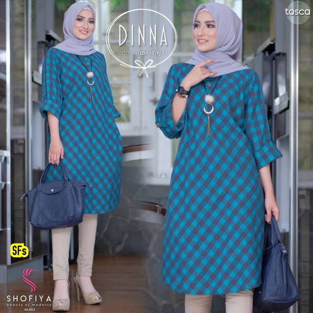 Atasan Wanita Dinna Tunic Original shofiya