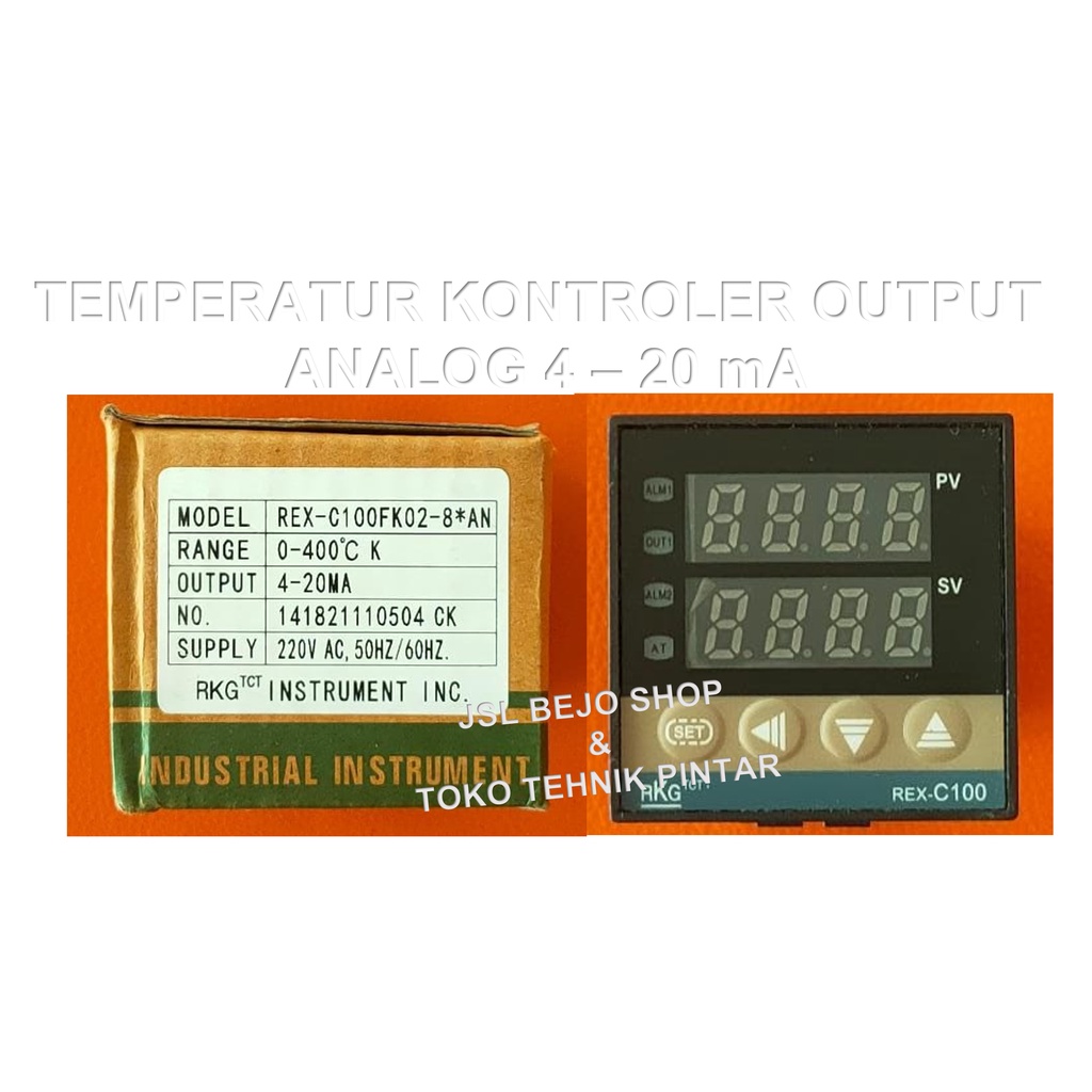 Temperature Controller PID Output Analog 4 -20 mA