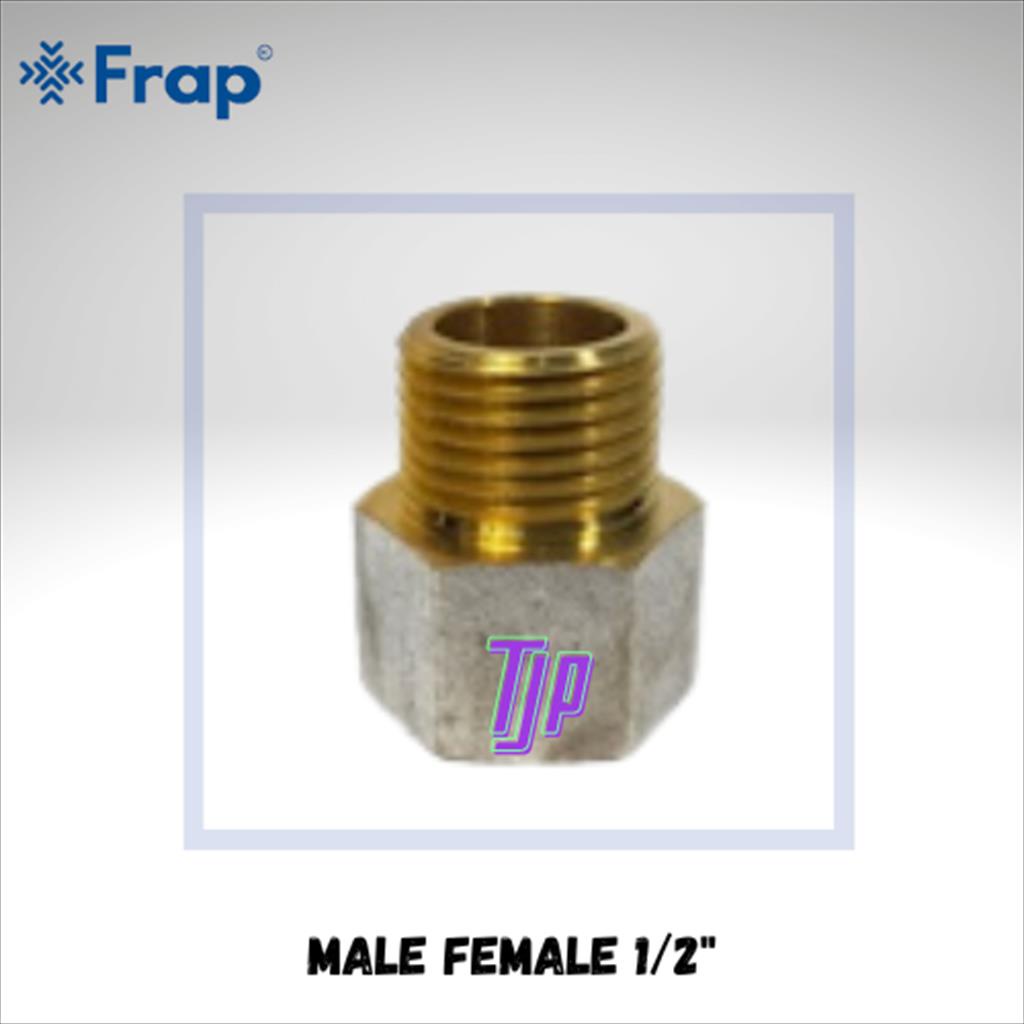 MALE FEMALE SOCKET BRASS 1/2&quot;  FRAP SOCK KRAN 1/2&quot;