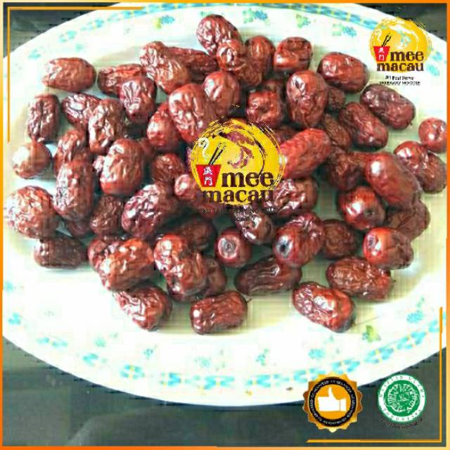 Angco Teh | Tea Hong Zao Red Dried Dates Kurma China Premium | 1000 Gram 1 Kilo