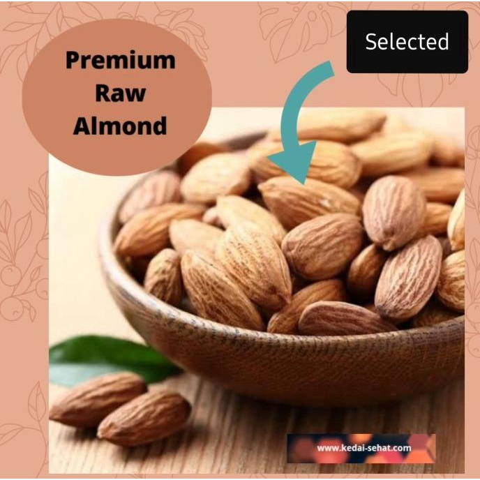 

Raw Almonds (Almond Mentah) 100gr