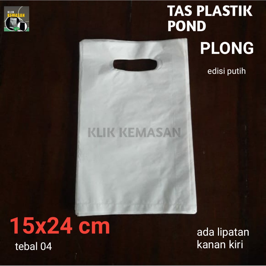 

TAS PLASTIK PUTIH 15X24CM PLONG/TAS MALL TAS POND TAS PRODUK PAPERBAG