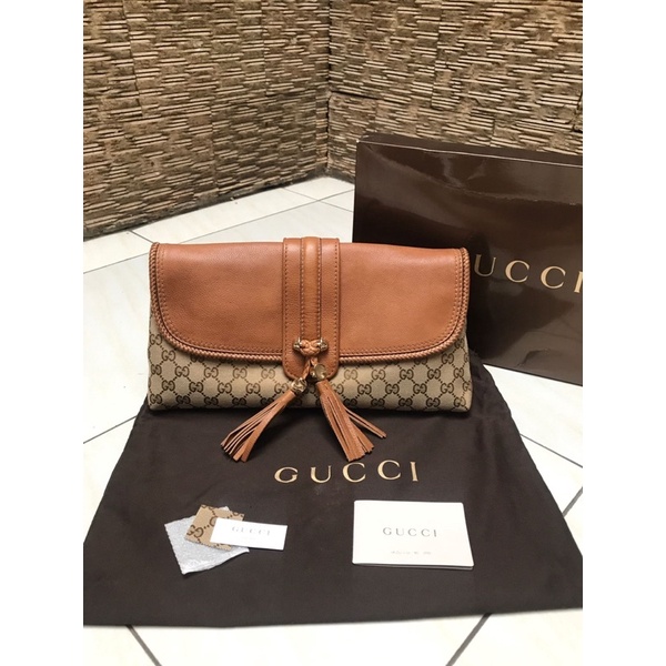 preloved gucci clutch original