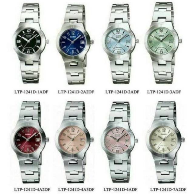 Jam Tangan Wanita Casio LTP-1241D SERIES Original Casio LTP-1241D Series