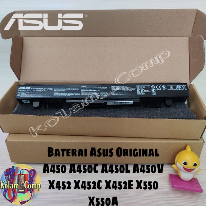 Baterai Batre Asus Laptop Original A450 A550 X450 X450C X450CA X550A