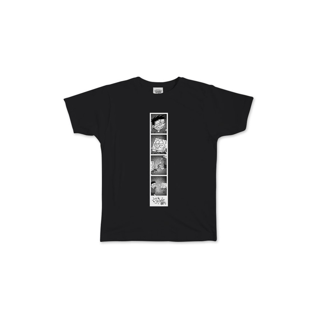 T-Shirt Si Juki x Spongebob Black Polaroid