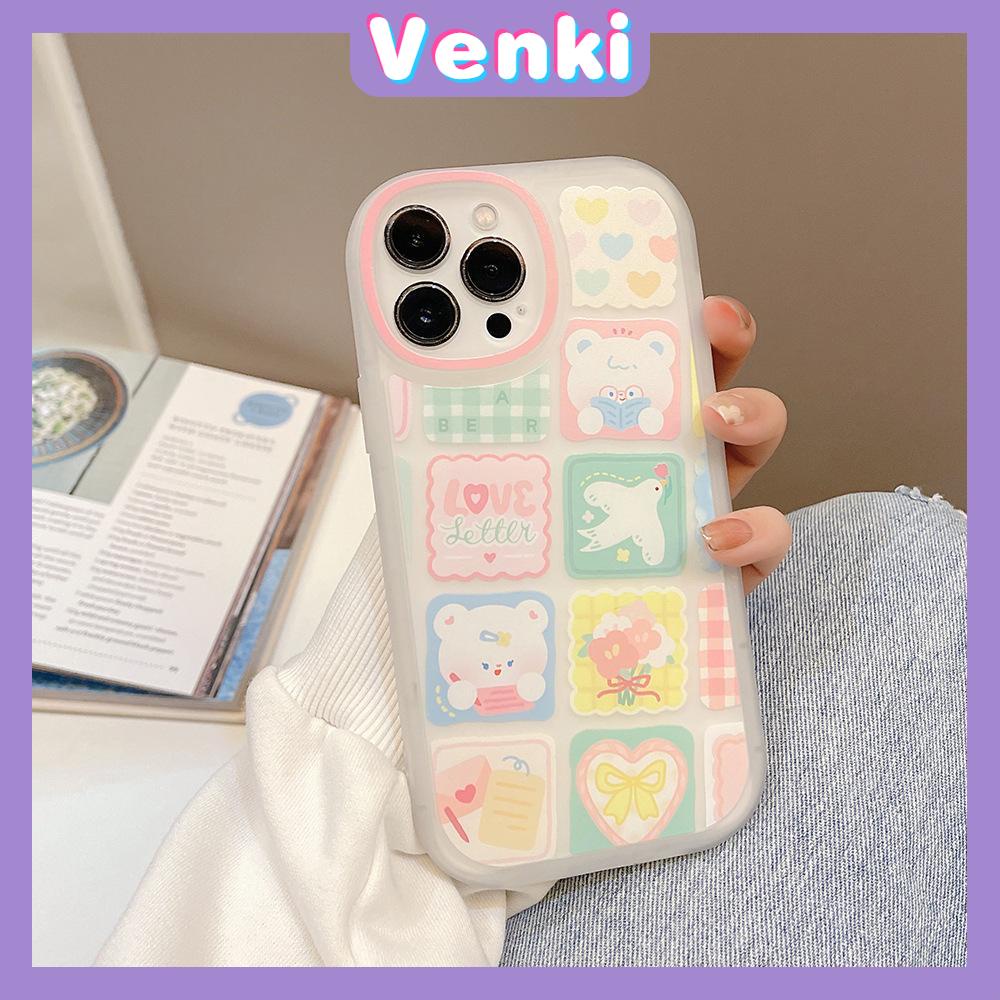 iPhone Case Silicone Soft Case Clear Case Thickened Airbag Shockproof Camera Full Coverage Protection Cartoon Cute For iPhone 13 Pro Max iPhone 12 Pro Max iPhone 11 iPhone 7 Plus