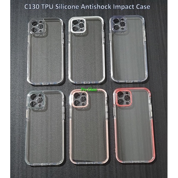 C130 Iphone 7 / 7 PLUS / 8 / 8 Plus / X / XS / XR / XS MAX / 11 / 11 PRO / 11 PRO MAX / 12 MINI / 12 / 12 PRO / 12 PRO MAX AntiShock Square Silicone Case