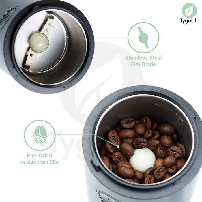 COFFEE GRINDER ELECTRIC / MESIN PENGGILING BIJI KOPI ELEKTRIK TYGOLIFE