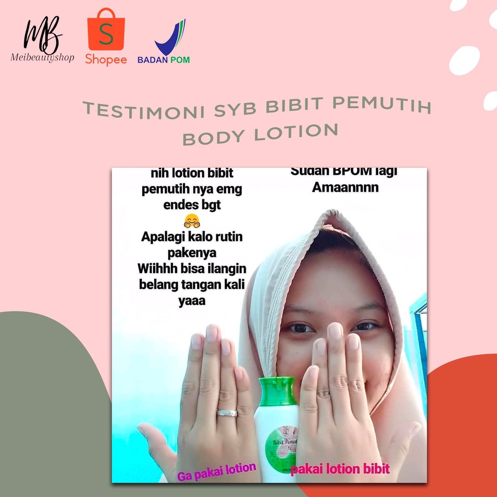 SYB Whitening Lotion Bibit Pemutih (Lotion Bibit)