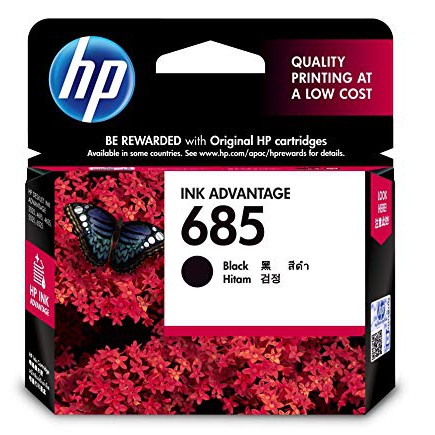 Catridge HP 685 Black Cyan Magenta Yellow 100% ORIGINAL