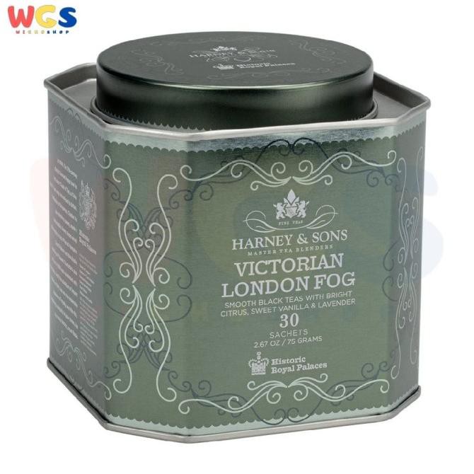 

Jual Harney & Sons Victorian London Fog Black Teas Citrus Lavender 30S 75G Teh