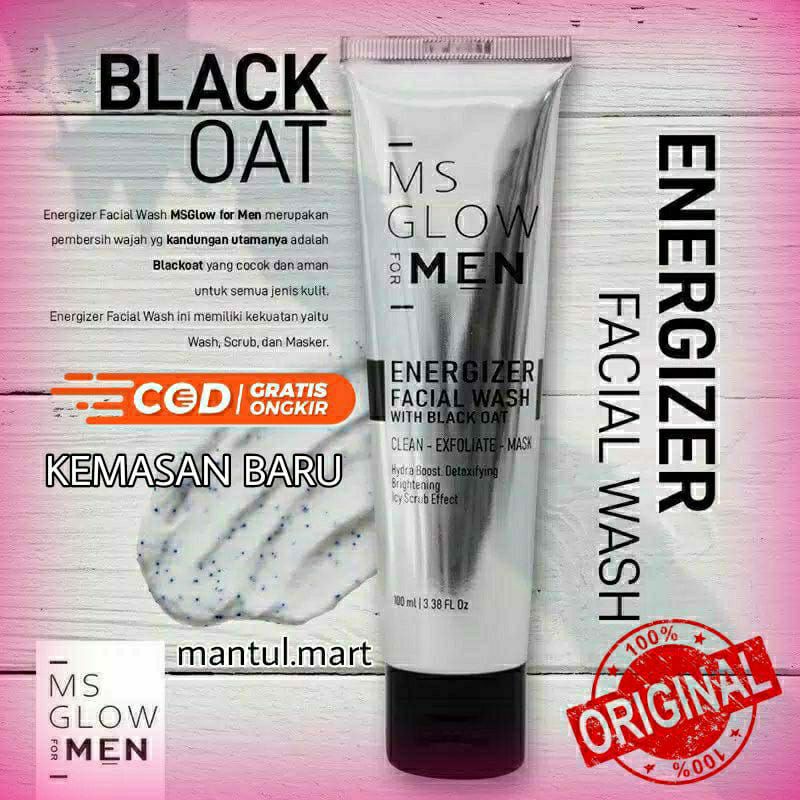 FACIAL WASH MS GLOW MEN MS GLOW ORIGINAL MS GLOW ECER