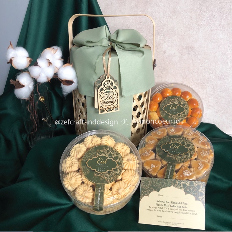 

Hampers Lebaran / Idul Fitri / Ramadan / Kado lebaran / Kue kering / Keranjang Anyaman