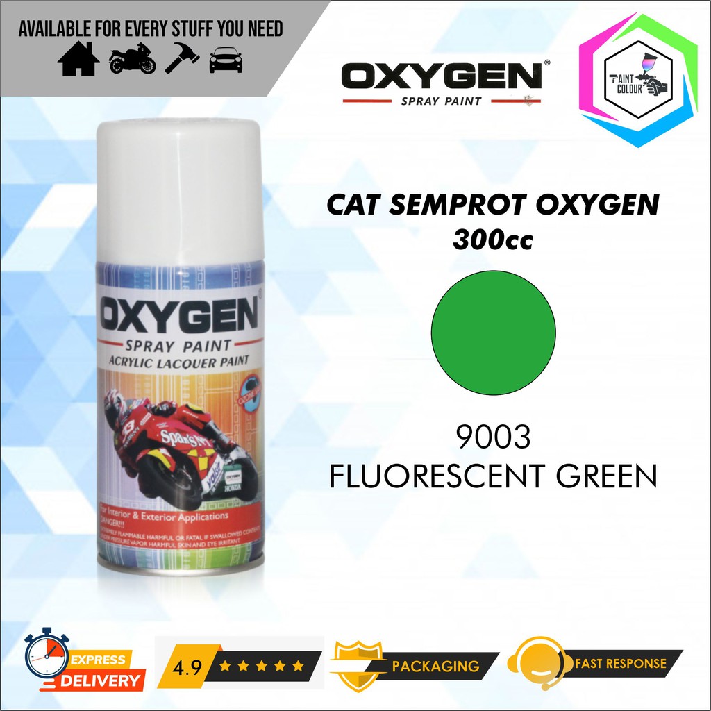 Cat Semprot / Pylox OXYGEN - 9003 Fluorescent Green