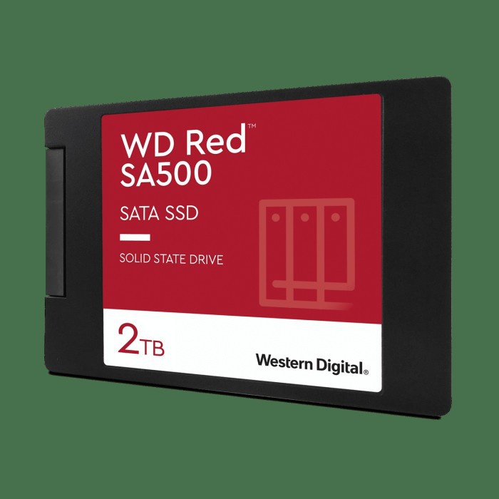 SSD WD Red SA500 NAS 2TB 3D NAND 2.5 Inch SATA - SSD WD Red 2TB SA500