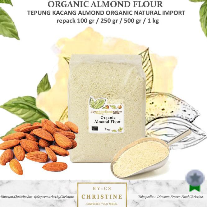 

Organic Almond Flour Tepung Almond Organik Natural Tepung Almond 500 *