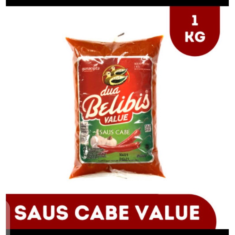 

saus cabe dua belibis value 1 kg