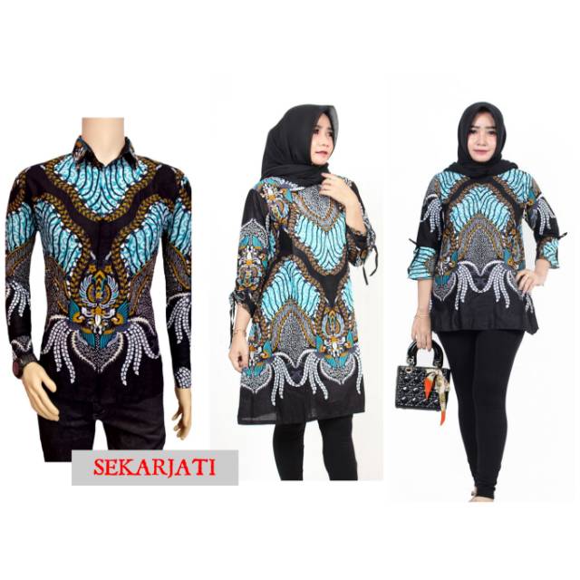 COUPLE BATIK KEMEJA BLOUSE TUNIK