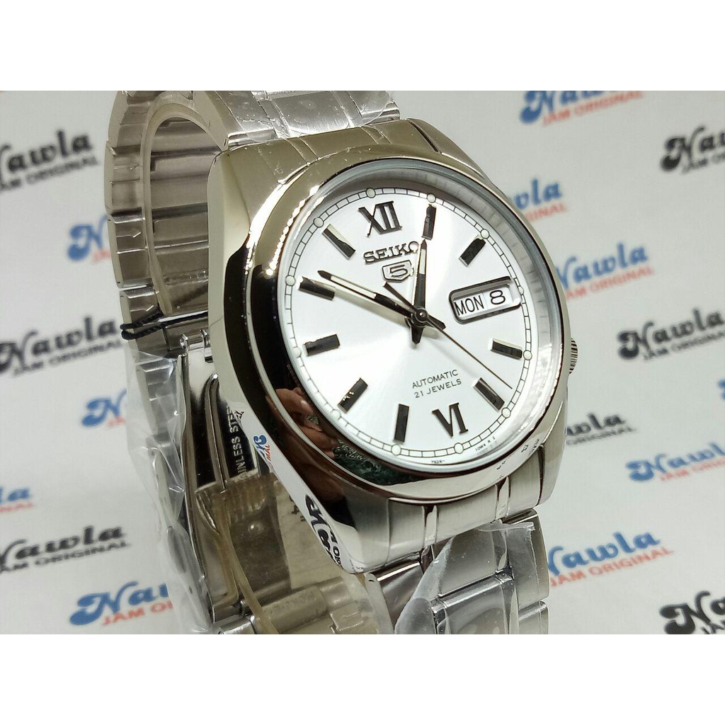 Seiko 5 SNKL51K1 Automatic Light Silver Dial - Jam Tangan Pria SNKL51