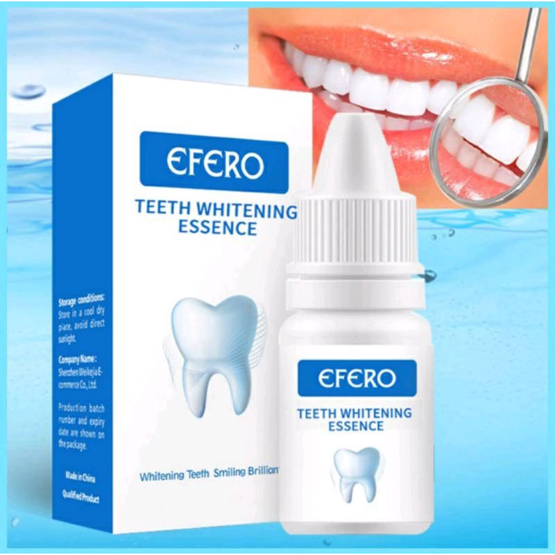 PEMUTIH GIGI EFERO TEETH WHITENING ESSENCE PENGHILANG KARANG GIGI