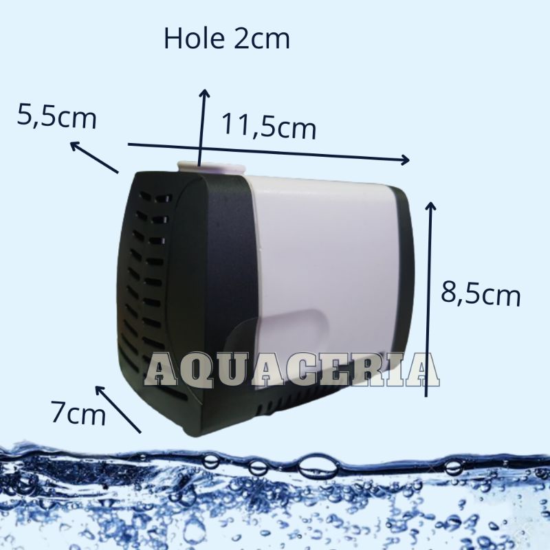 Pompa Celup Aquarium Kolam ARMADA AM-104A Mesin pompa air High Quality 2500L/H