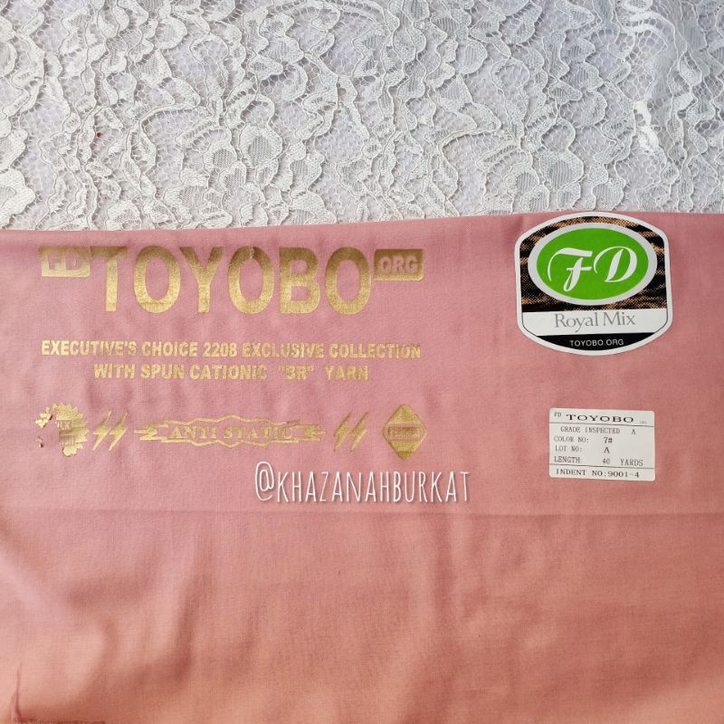 Kain Katun Toyobo Polos