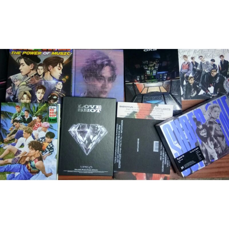[OFFICIAL] ALBUM ONLY EXO ALBUM EXO LOVE SHOT KOKOBOP EXPANSION SEHUN PC CHANYEOL ALBUM ONLY EXO KIT