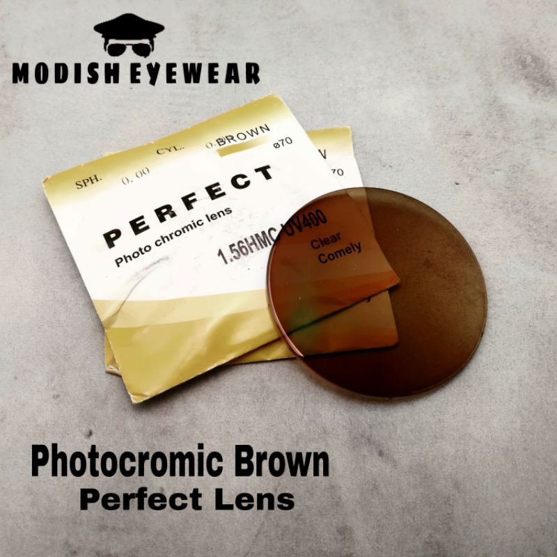LENSA KACAMATA LENSA PHOTOBROWN LENSA BERUBAH WARNA COKLAT LENSA KACAMATA NORMAL DAN MINUS