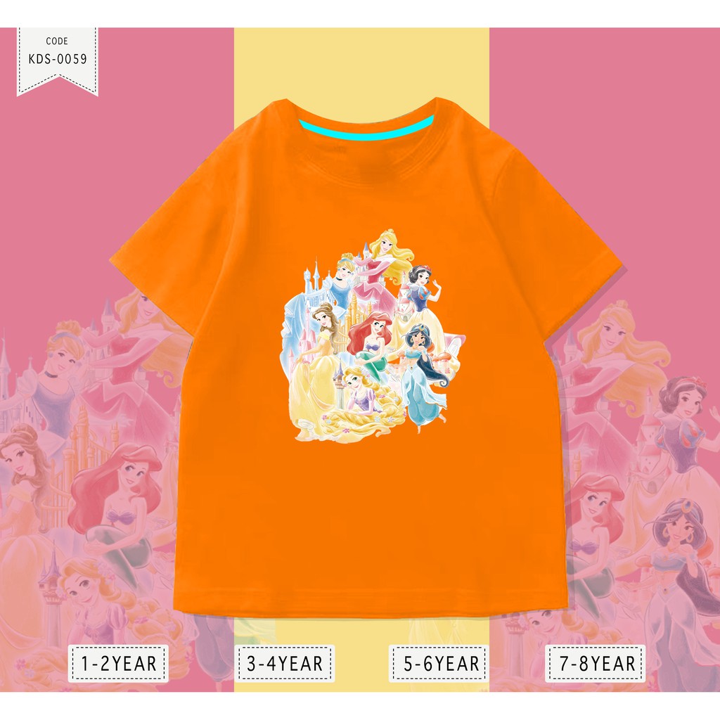 KAOS ANAK-ANAK PRINCES BEST SELLER / HARGA TERMURAH DENGAN KUALITAS BAGUS / PACKING AMAN BAJU SANTAI