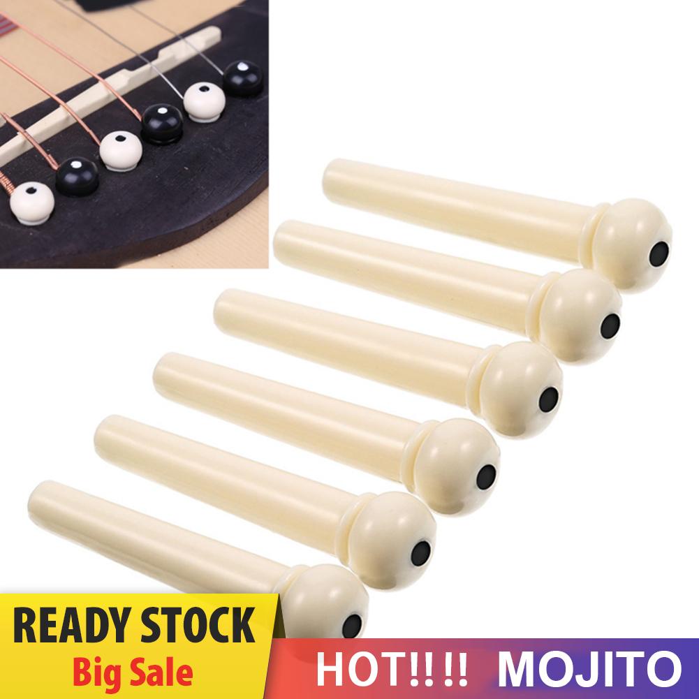 15pcs / Set Bridge Pin Penarik Kuku Saddle Nut Untuk Gitar Akustik