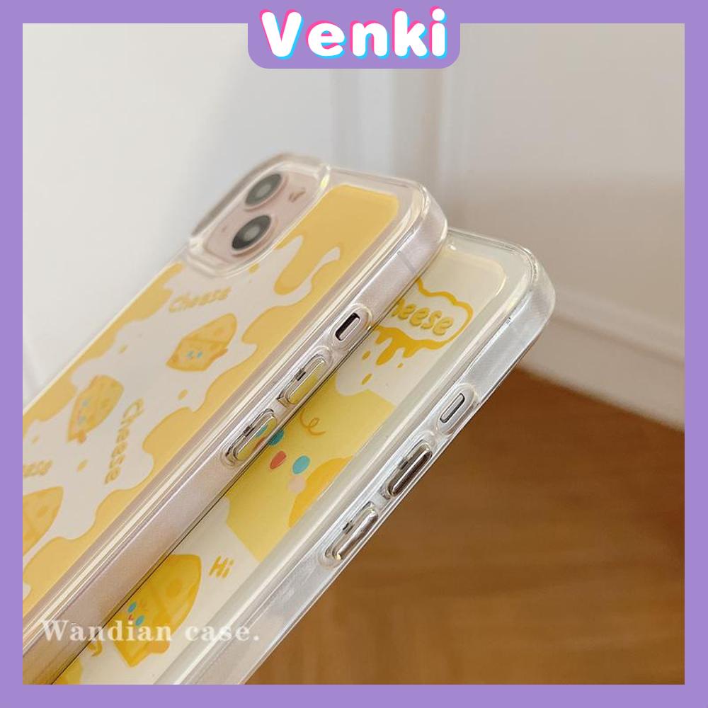 iPhone Case Silicone Soft Case Clear Case Shock Resistant Protection Camera Yellow Cheese Cute Style Compatible with iPhone 11 iPhone 13 Pro Max iPhone 12 Pro Max iPhone 7 Plus  xr