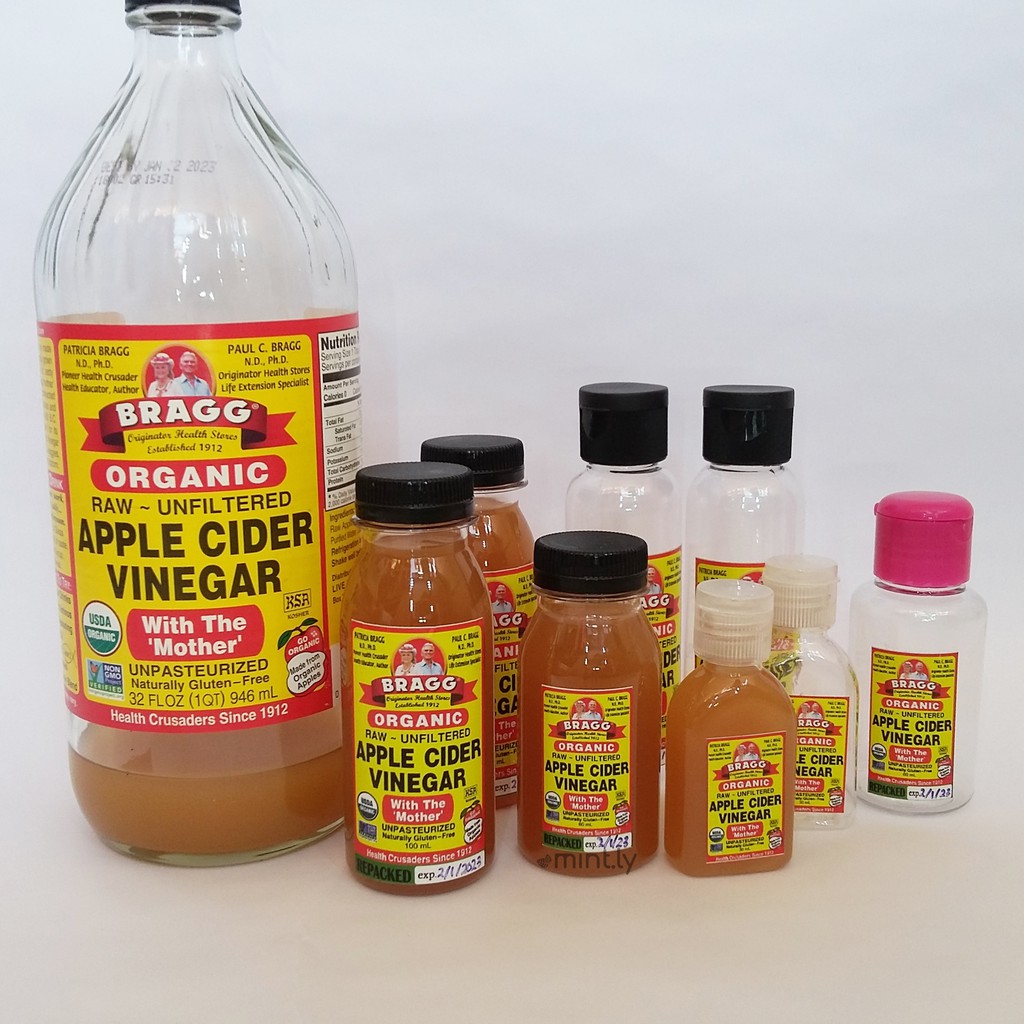 

SHARE Bragg Apple Cider Vinegar ACV in jar bottle 20ml 60ml 100ml Toner Cuka Apel 20 ml 60 ml 100 ml