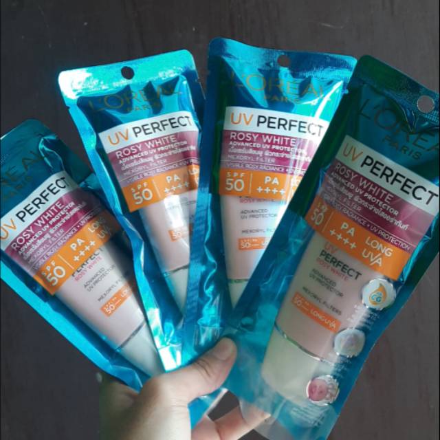 LOREAL UV PERFECT ROSY WHITE SUNSCREEN